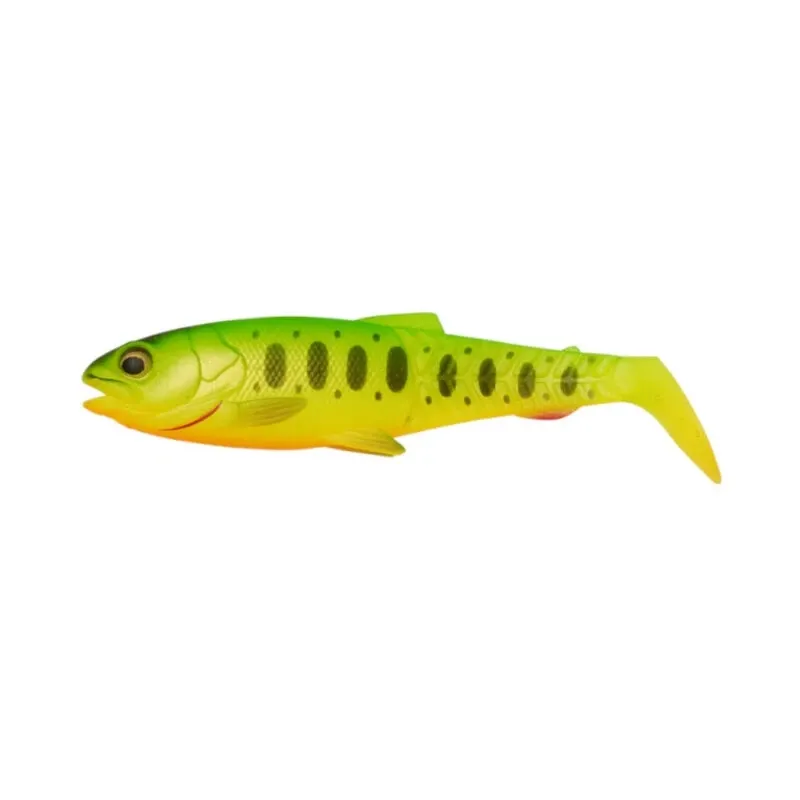 Silikonska Vaba Savage Geare Craft Cannibal Paddletail 8,5cm / 7g - Firetiger