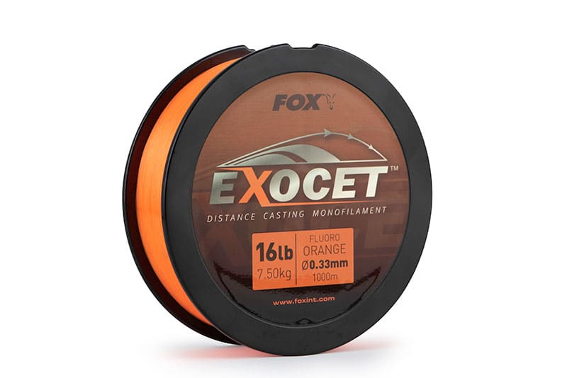 Laks Fox Exocet Fluo Orange 0,30 mm (1000m)