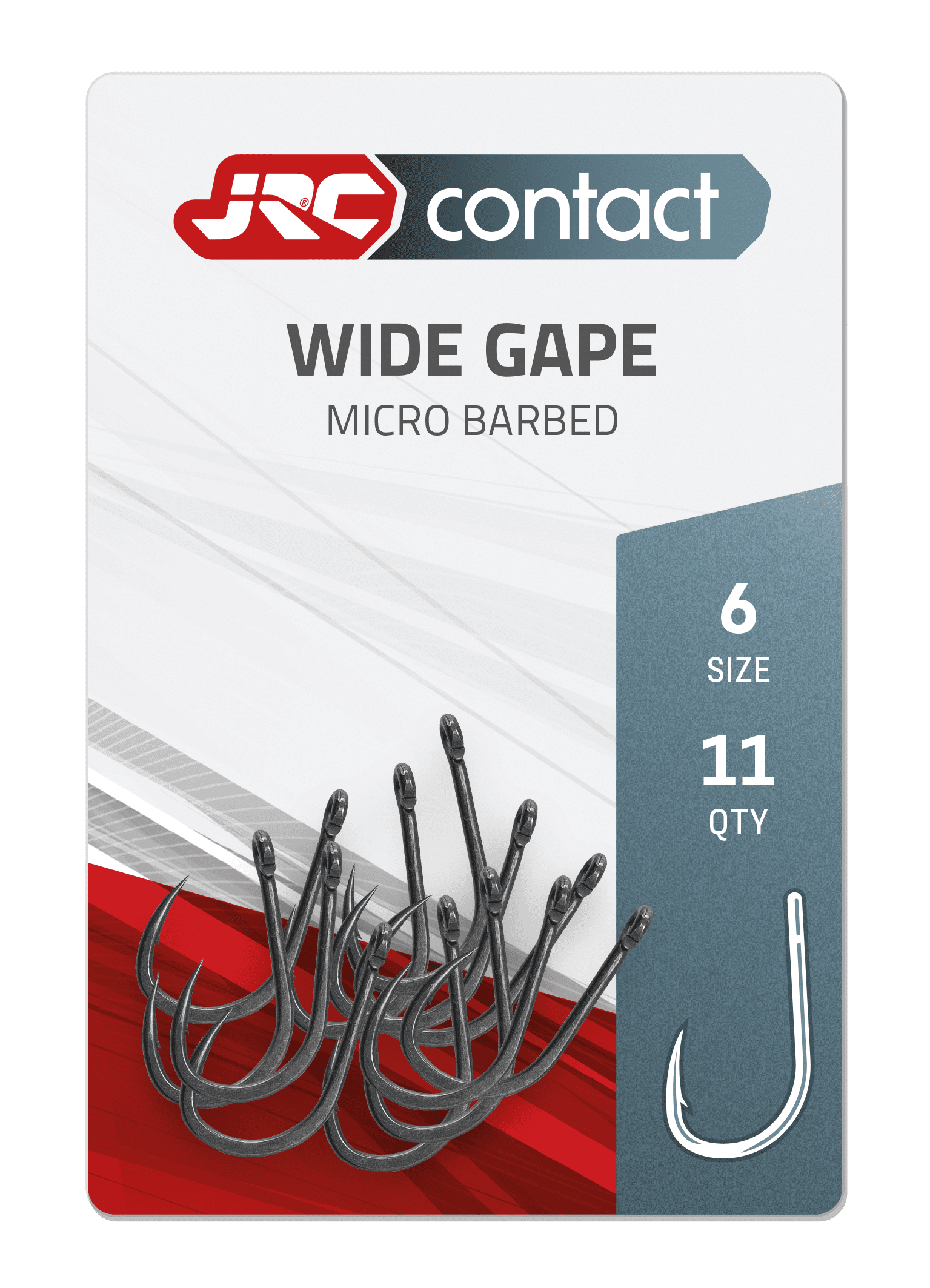 Trnki JRC Contact Wide Gape Carp Hooks Št. 6