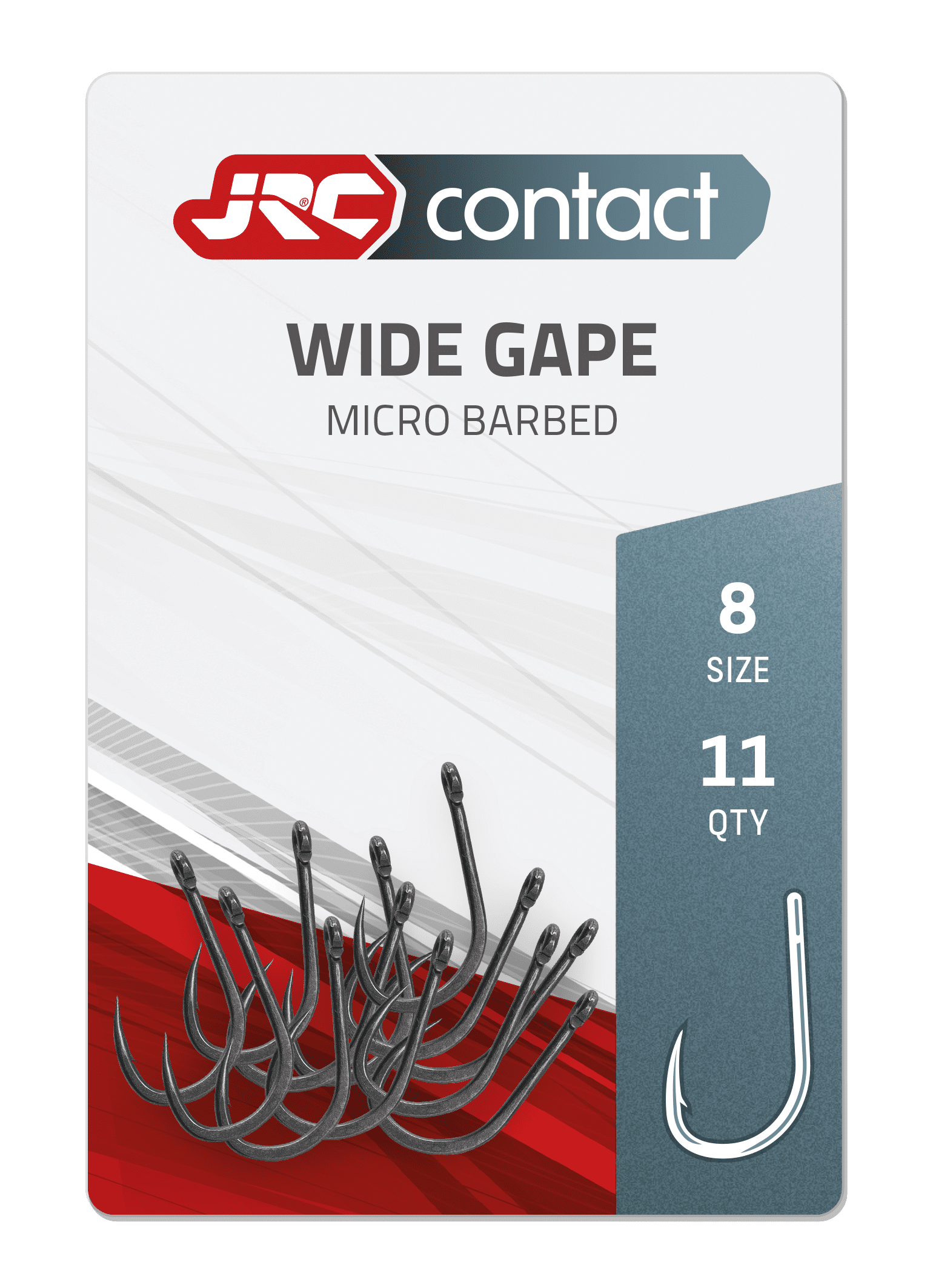 Trnki JRC Contact Wide Gape Carp Hooks Št.8