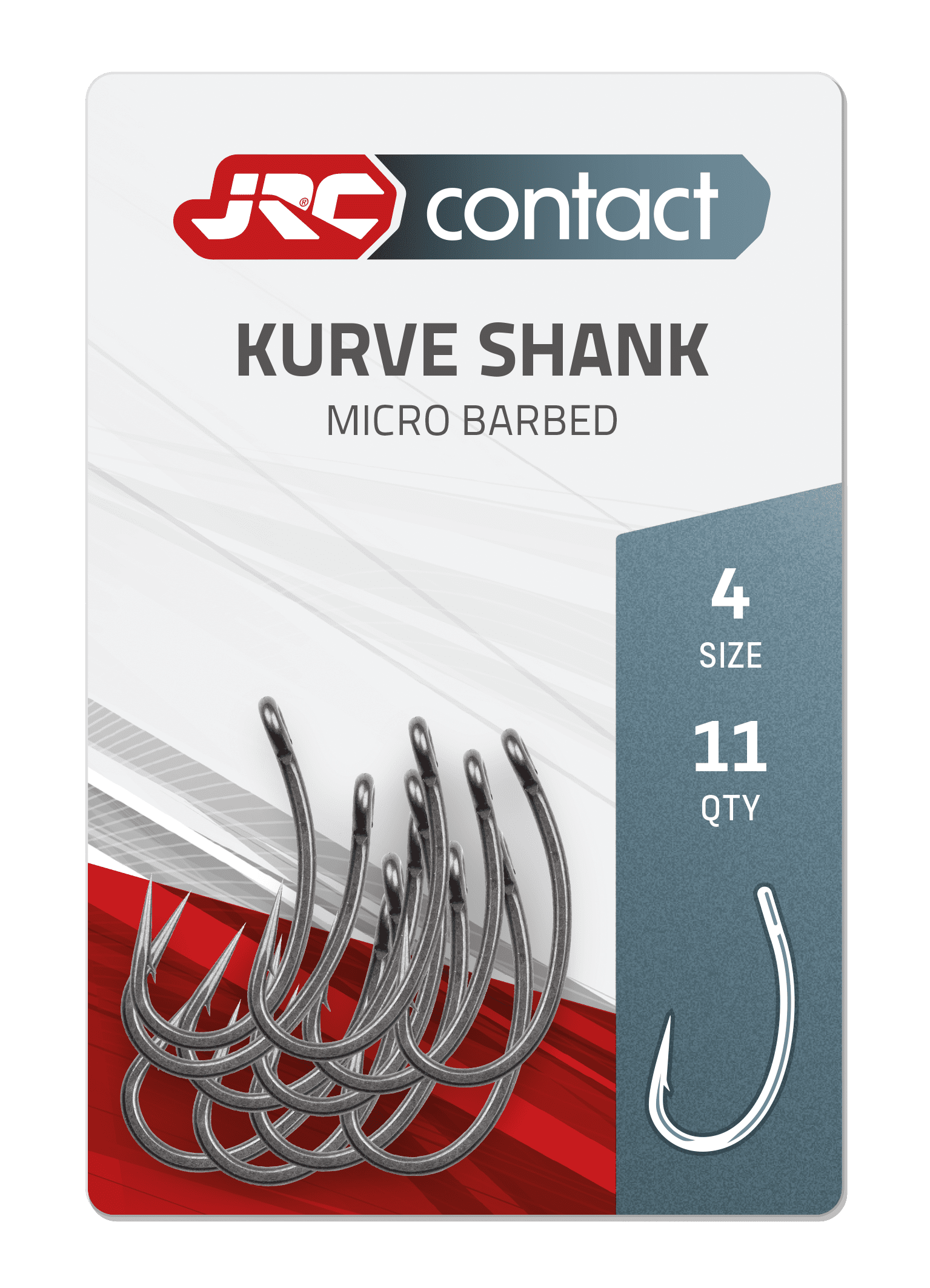 Trnki JRC Contact Kurve Shank Carp Hooks Št.4