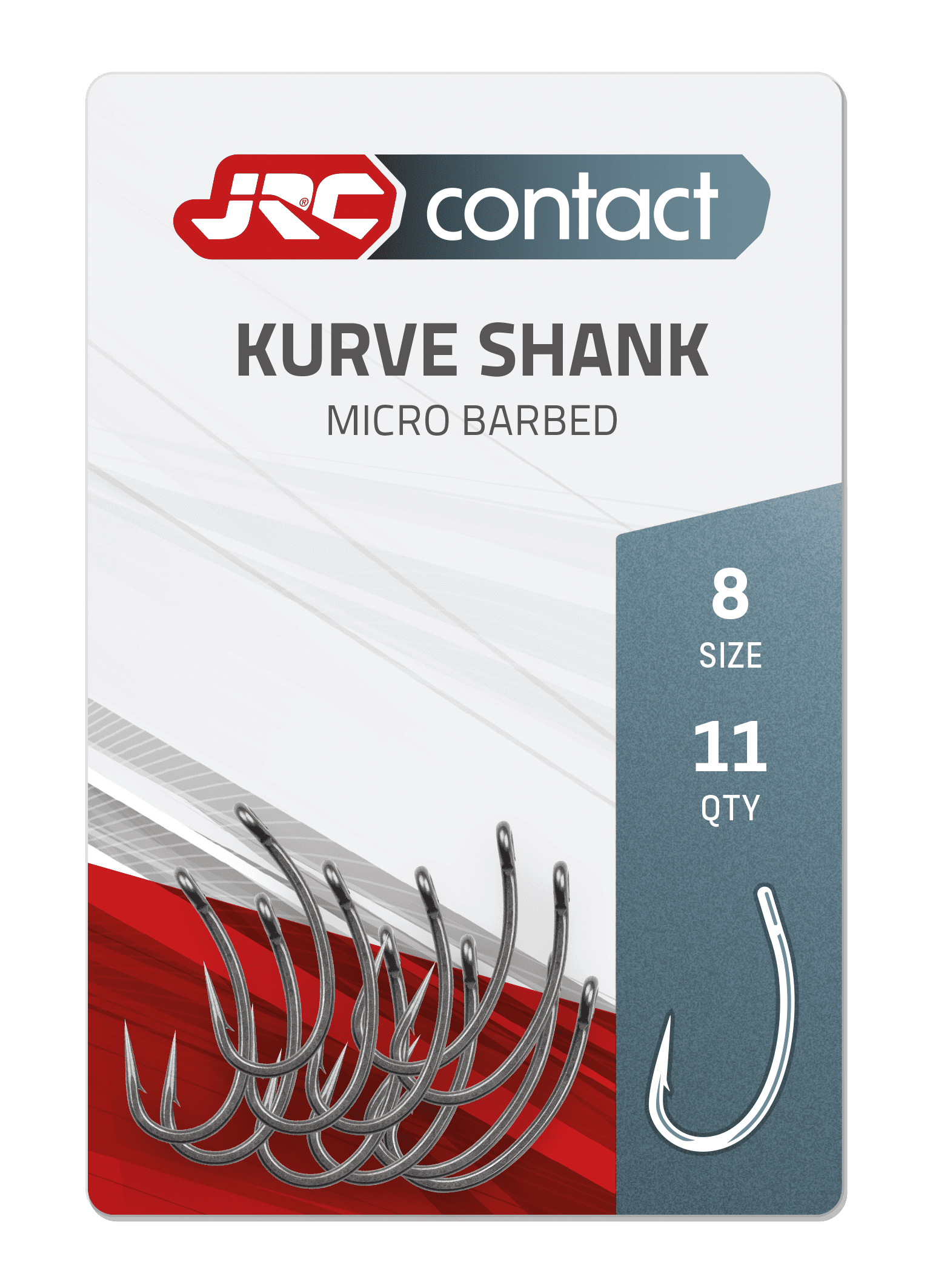 Trnki JRC Contact  Kurve Shank Carp Hooks Št.8