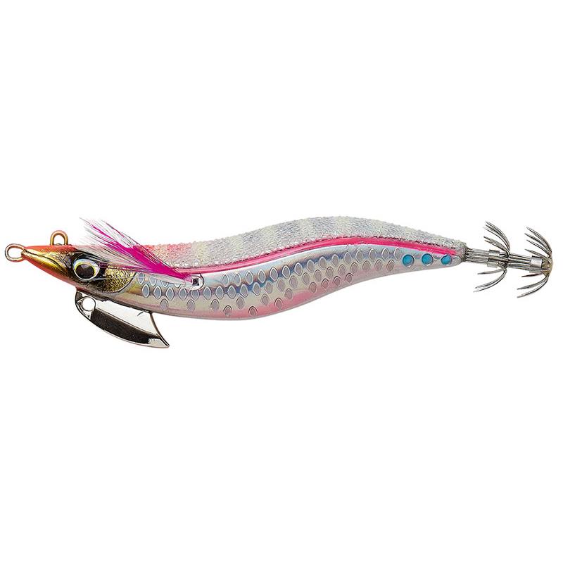 Pušča Savage Gear Squid Beat Egi 2.5 / 10g - Slow Sink White Pink Head