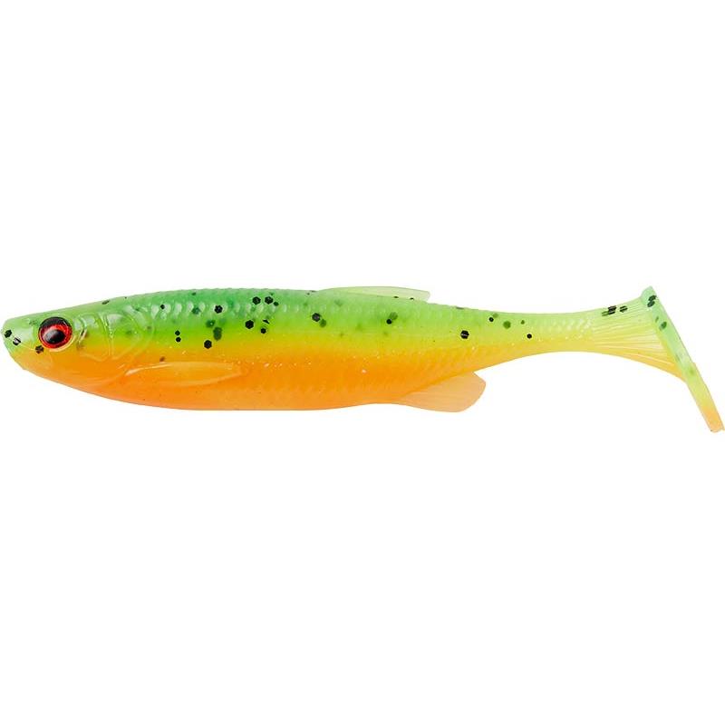 Silikonska Vaba Savage Gear Fat Minnow T-Tail 13cm / 20g - Firecracker - 5kos