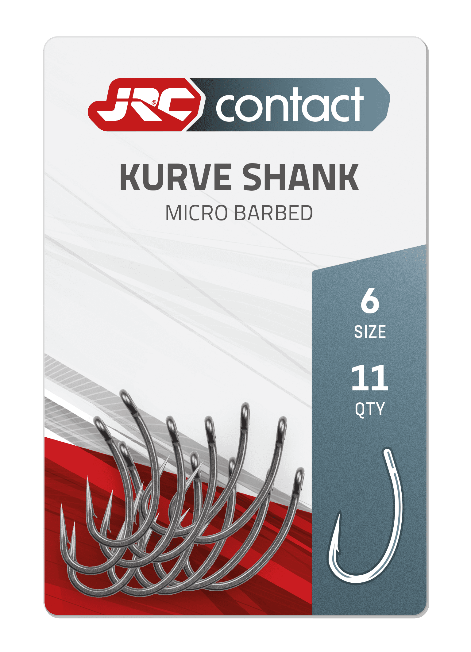 Trnki JRC Contact  Kurve Shank Carp Hooks Št.6