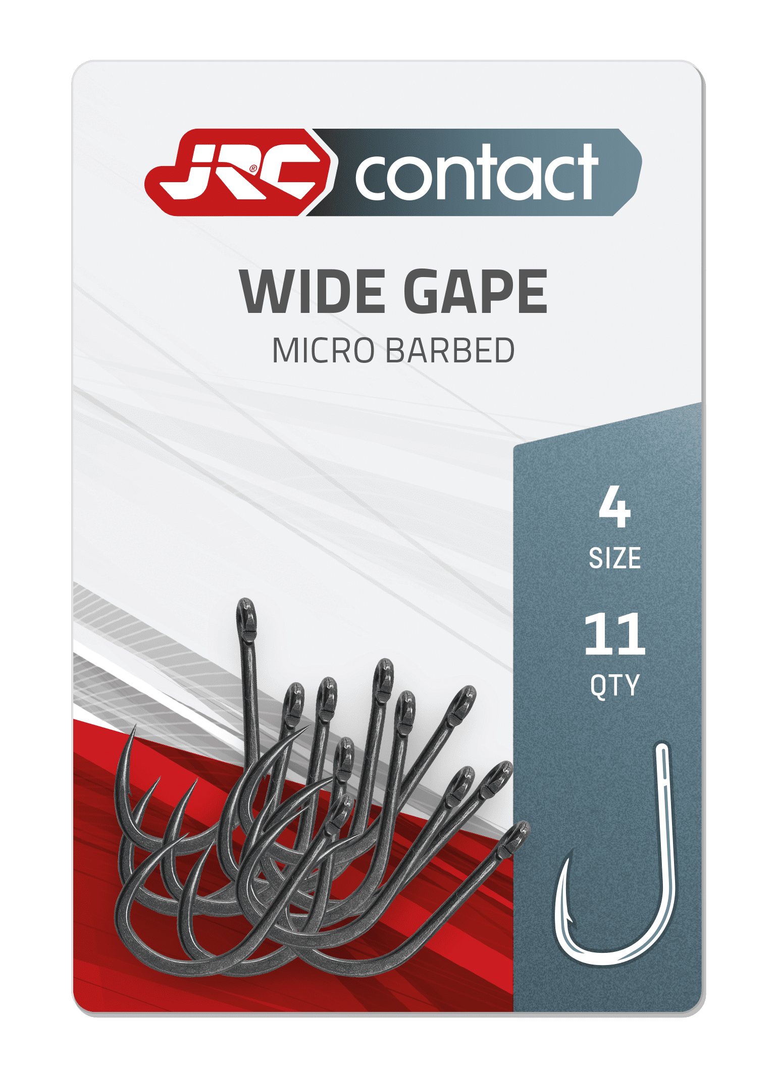 Trnki JRC Contact Wide Gape Carp Hooks Št.4